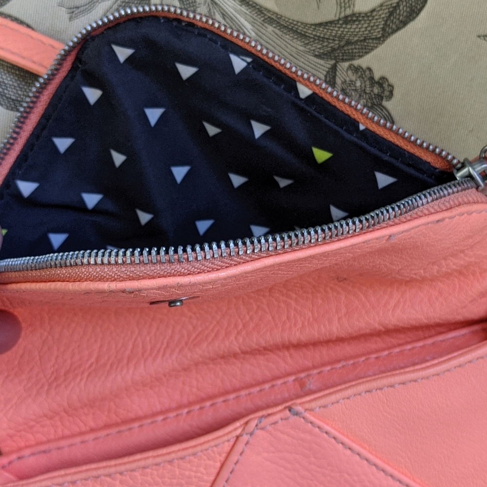 Free People Vegan Leather Boho Crossbody Purse Bag - Picture 9 of 12